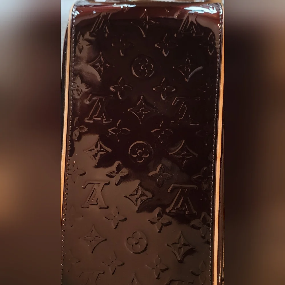 Authentic Louis Vuitton Amarante Monogram Vernis Bag/Dust Bag/Coa/Pristine - Picture 3 of 7